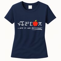 I Eight Sum Pi I Ate Some Pie And It Was Delicious Pi Day Womens T-Shirt