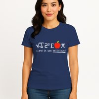I Eight Sum Pi I Ate Some Pie And It Was Delicious Pi Day Womens T-Shirt