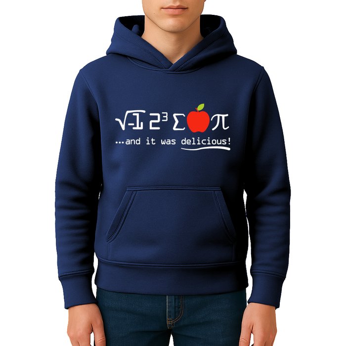 I Eight Sum Pi I Ate Some Pie And It Was Delicious Pi Day Kids Hoodie