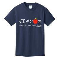 I Eight Sum Pi I Ate Some Pie And It Was Delicious Pi Day Kids T-Shirt
