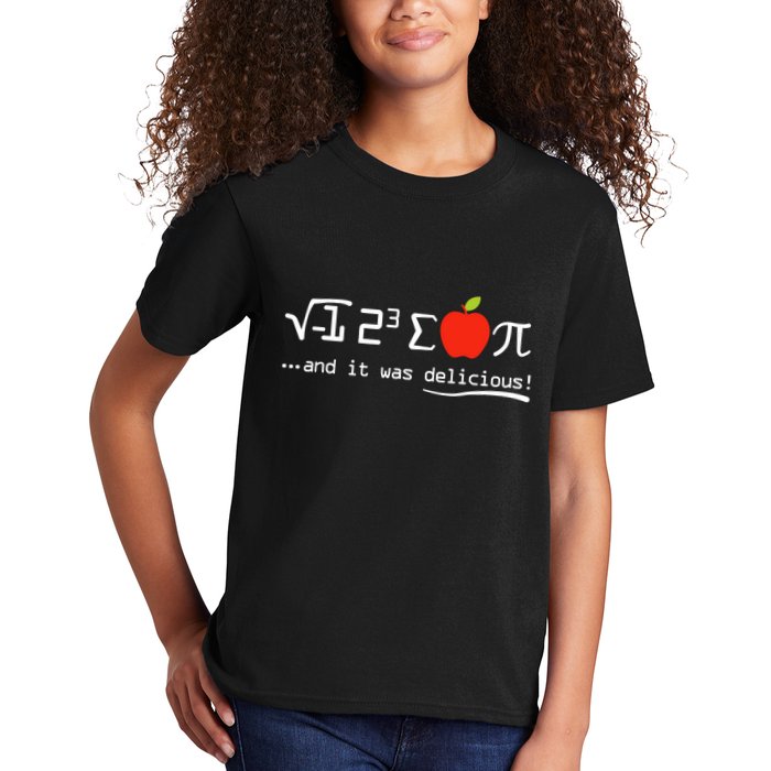 I Eight Sum Pi I Ate Some Pie And It Was Delicious Pi Day Kids T-Shirt