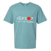 I Eight Sum Pi I Ate Some Pie And It Was Delicious Pi Day Sueded Cloud Jersey T-Shirt