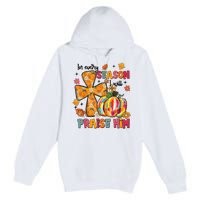 In Every Season I Will Praise Him Fall Autumn Christian Premium Pullover Hoodie