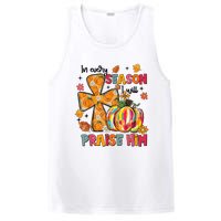 In Every Season I Will Praise Him Fall Autumn Christian PosiCharge Competitor Tank