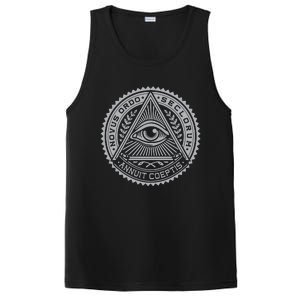 Illuminati Eye Symbol 100% Premium Cotton Annuit Coeptis Catholic Illuminati PosiCharge Competitor Tank