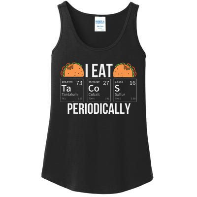 I Eat Tacos Periodically Chemistry Chemist Gifts Ladies Essential Tank