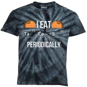 I Eat Tacos Periodically Chemistry Chemist Gifts Kids Tie-Dye T-Shirt