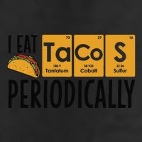 I Eat Tacos Periodically Science Taco Food Pun Taco Lovers Adult Drive Performance Visor