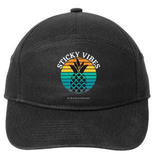 Ivf Embryo Transfer Day Pineapple 7-Panel Snapback Hat