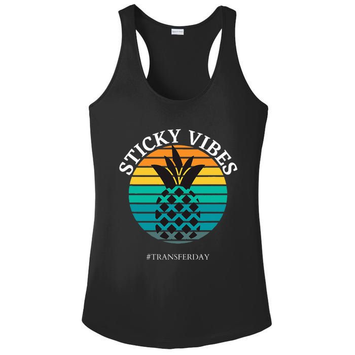 Ivf Embryo Transfer Day Pineapple Ladies PosiCharge Competitor Racerback Tank