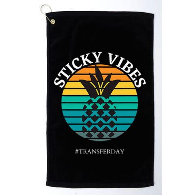 Ivf Embryo Transfer Day Pineapple Golf Towel