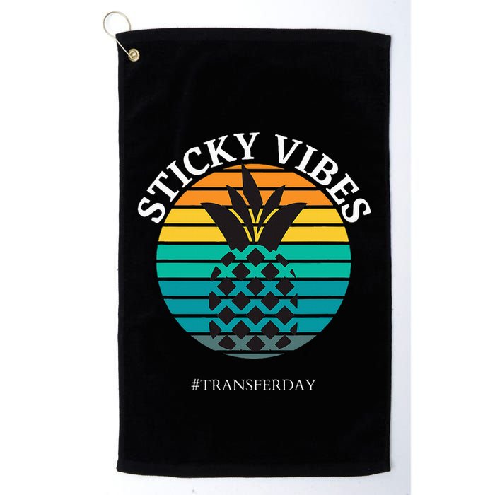 Ivf Embryo Transfer Day Pineapple Golf Towel