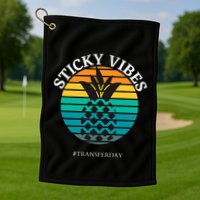 Ivf Embryo Transfer Day Pineapple Golf Towel