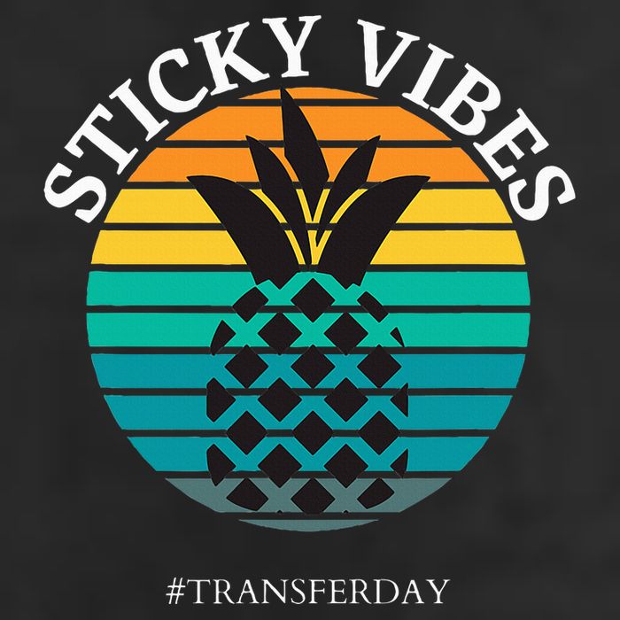 Ivf Embryo Transfer Day Pineapple Golf Towel