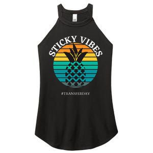 Ivf Embryo Transfer Day Pineapple Women's Perfect Tri Rocker Tank