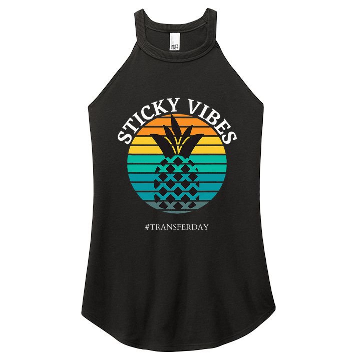 Ivf Embryo Transfer Day Pineapple Women's Perfect Tri Rocker Tank