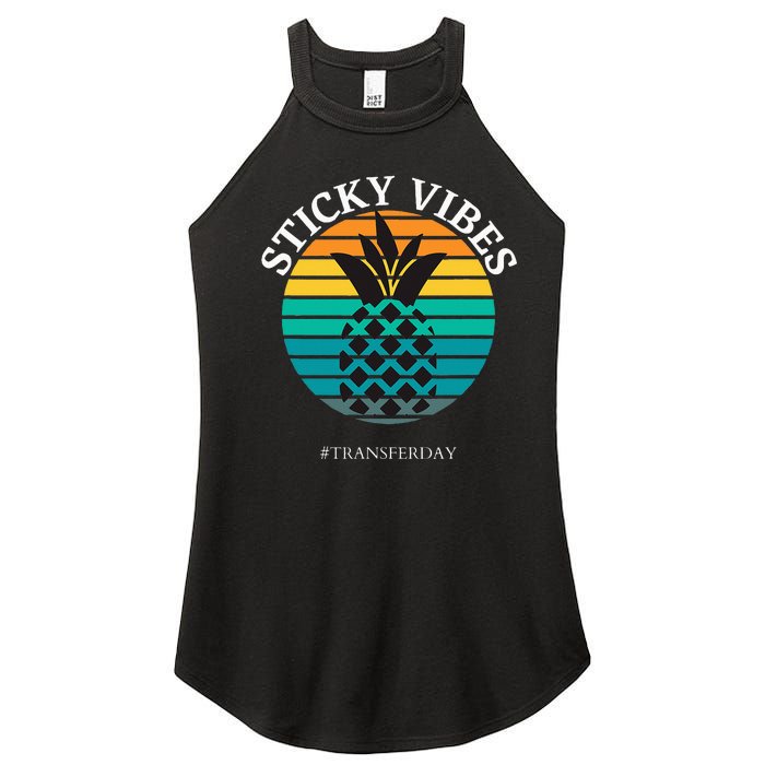 Ivf Embryo Transfer Day Pineapple Women's Perfect Tri Rocker Tank