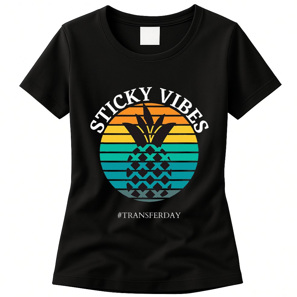 Ivf Embryo Transfer Day Pineapple Womens T-Shirt
