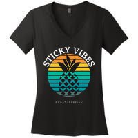 Ivf Embryo Transfer Day Pineapple Women's V-Neck T-Shirt