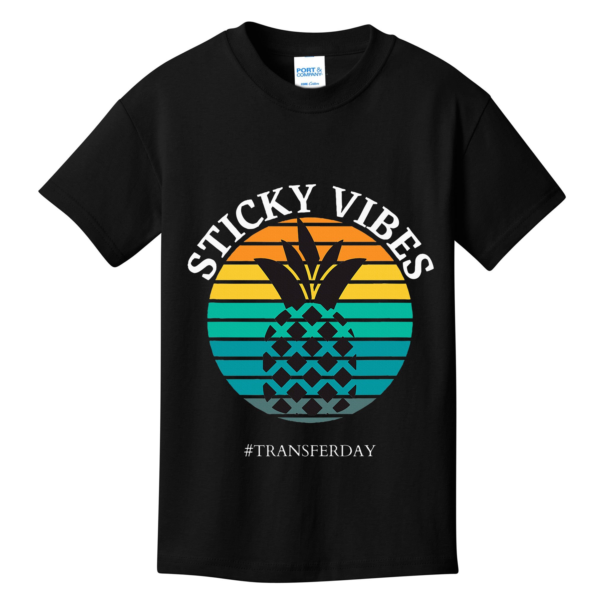 Ivf Embryo Transfer Day Pineapple Kids T-Shirt