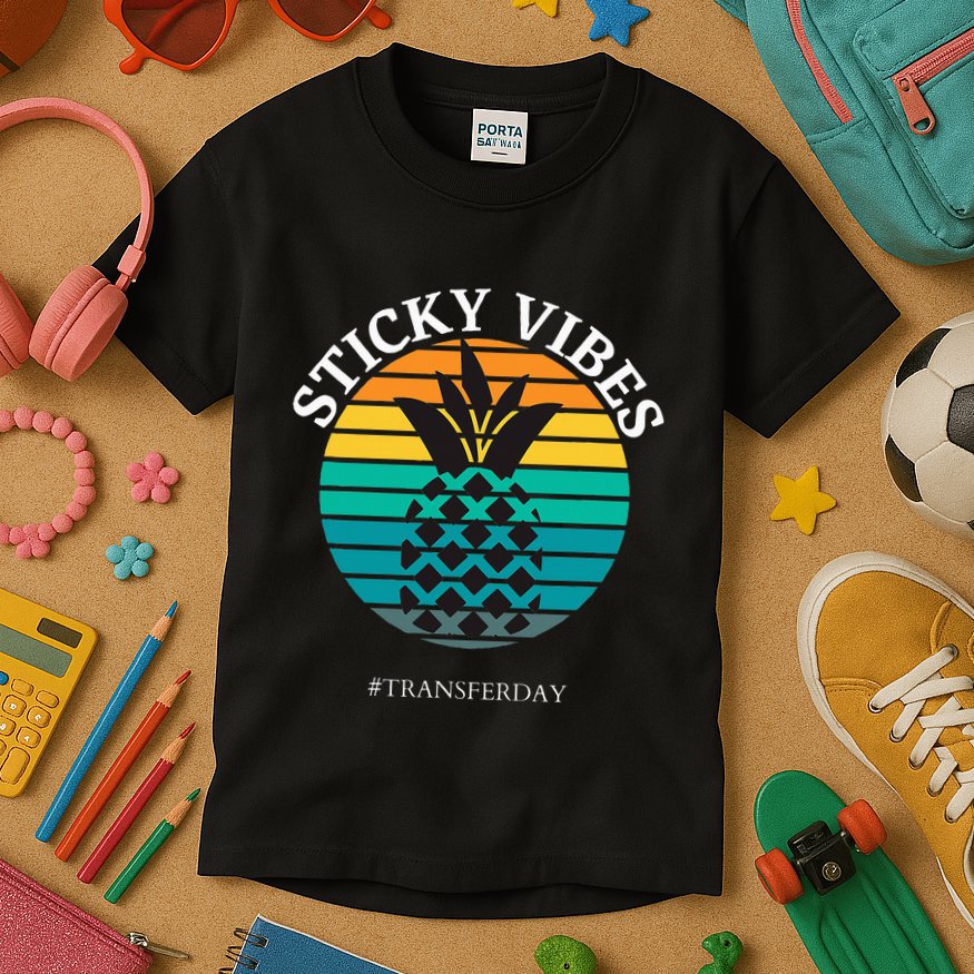 Ivf Embryo Transfer Day Pineapple Kids T-Shirt