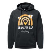 Ivf Embryos Transfer Day Pregnancy Infertility Performance Fleece Hoodie