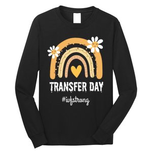 Ivf Embryos Transfer Day Pregnancy Infertility Long Sleeve Shirt