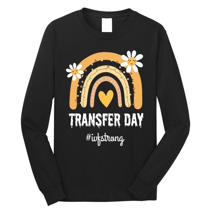 Ivf Embryos Transfer Day Pregnancy Infertility Long Sleeve Shirt