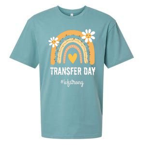 Ivf Embryos Transfer Day Pregnancy Infertility Sueded Cloud Jersey T-Shirt