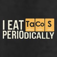I Eat Tacos Periodically Science Taco Food Pun Taco Lovers Adult Drive Performance Visor