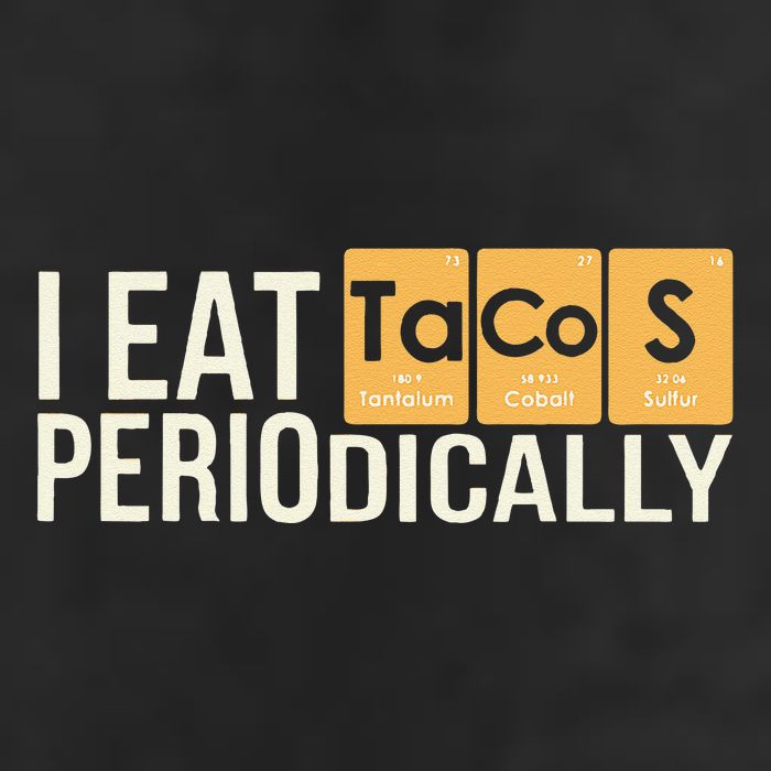 I Eat Tacos Periodically Science Taco Food Pun Taco Lovers Adult Drive Performance Visor