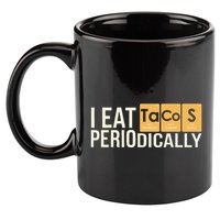I Eat Tacos Periodically Science Taco Food Pun Taco Lovers 11oz C Handle Ceramic Mug