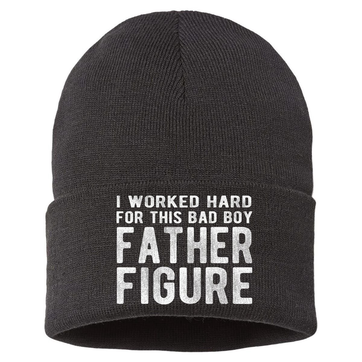 I Earned This Dad Bod Funny Father Day Dad Daddy Sustainable Knit Beanie