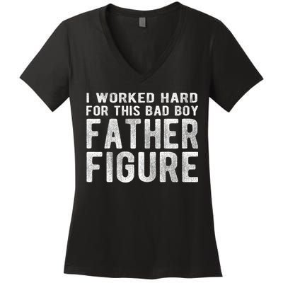 I Earned This Dad Bod Funny Father Day Dad Daddy Women's V-Neck T-Shirt