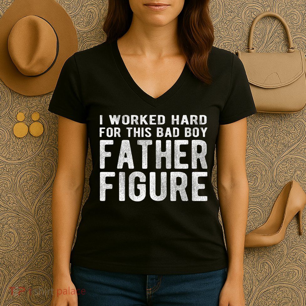 I Earned This Dad Bod Funny Father Day Dad Daddy Women's V-Neck T-Shirt