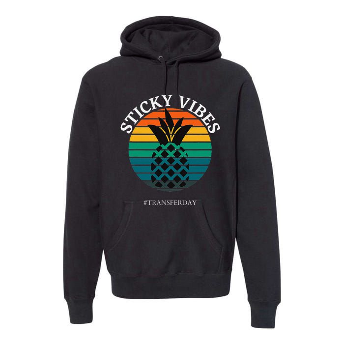 Ivf Embryo Transfer Day Pineapple Premium Hoodie