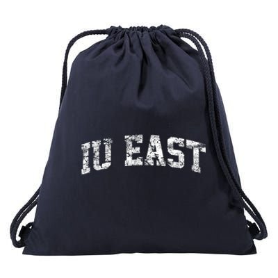 IU East Vintage Arch College University Alumni Drawstring Bag