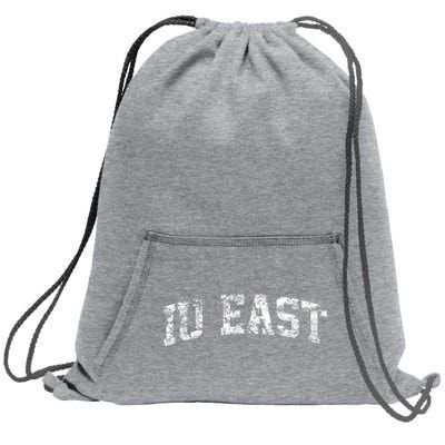 IU East Vintage Arch College University Alumni Sweatshirt Cinch Pack Bag