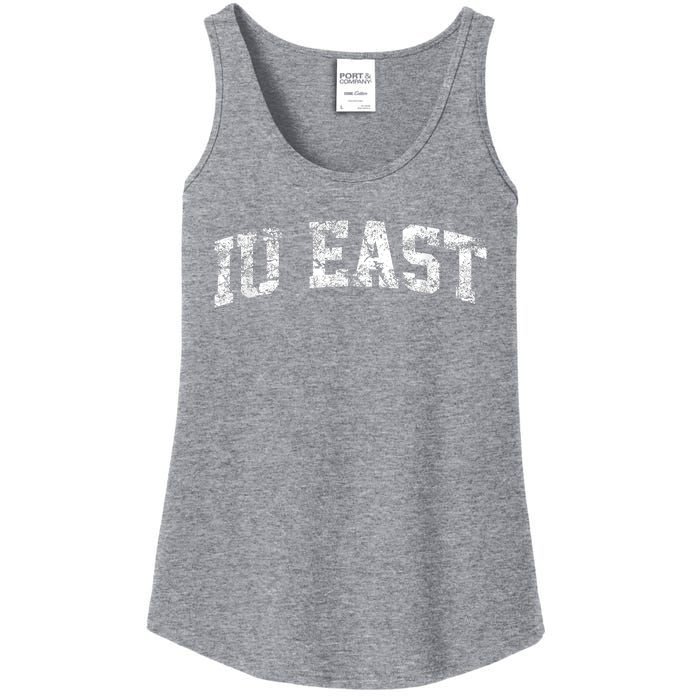 IU East Vintage Arch College University Alumni Ladies Essential Tank