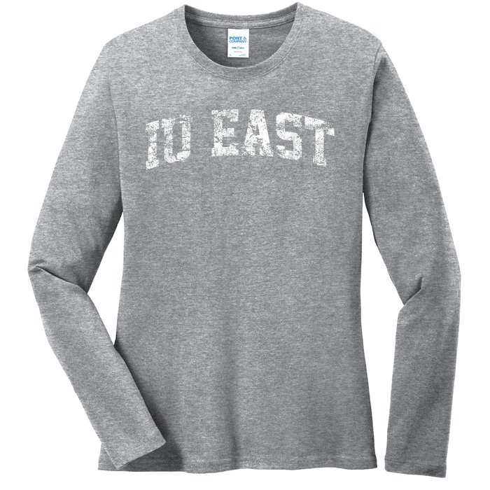 IU East Vintage Arch College University Alumni Ladies Long Sleeve Shirt