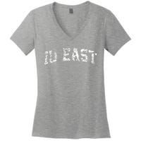 IU East Vintage Arch College University Alumni Women's V-Neck T-Shirt