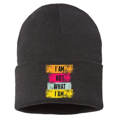 Iago Evil Villain Quotation Othello Tragedy Shakespeare Play Sustainable Knit Beanie