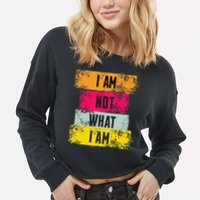 Iago Evil Villain Quotation Othello Tragedy Shakespeare Play Cropped Pullover Crew