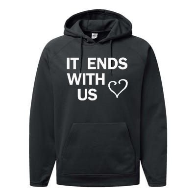 It Ends With Us Colleen Hoover Performance Fleece Hoodie