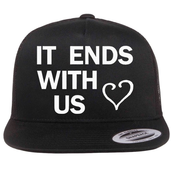 It Ends With Us Colleen Hoover Flat Bill Trucker Hat