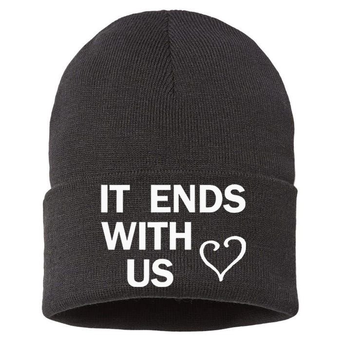 It Ends With Us Colleen Hoover Sustainable Knit Beanie