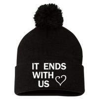 It Ends With Us Colleen Hoover Pom Pom 12in Knit Beanie