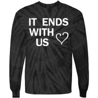 It Ends With Us Colleen Hoover Tie-Dye Long Sleeve Shirt