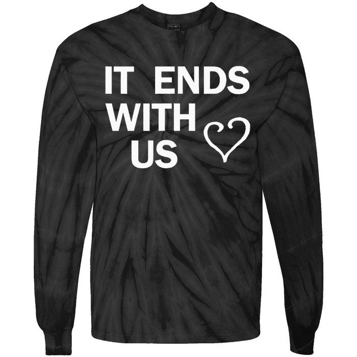 It Ends With Us Colleen Hoover Tie-Dye Long Sleeve Shirt