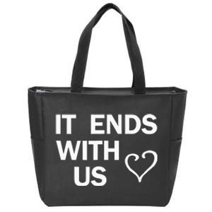 It Ends With Us Colleen Hoover Zip Tote Bag